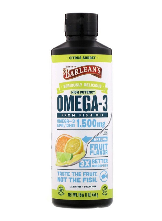Seriously Delicious Omega-3 Fish Oil Citrus Sorbet