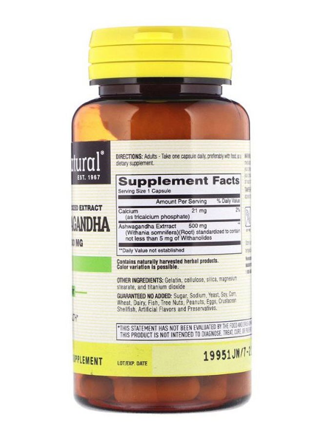 Ashwagandha Dietary Supplement - 60 Capsules