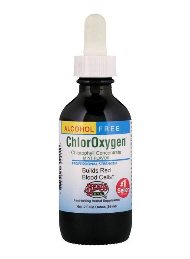 Alcohol Free Mint Flavour Chloroxygen Chlorophyll Concentrate