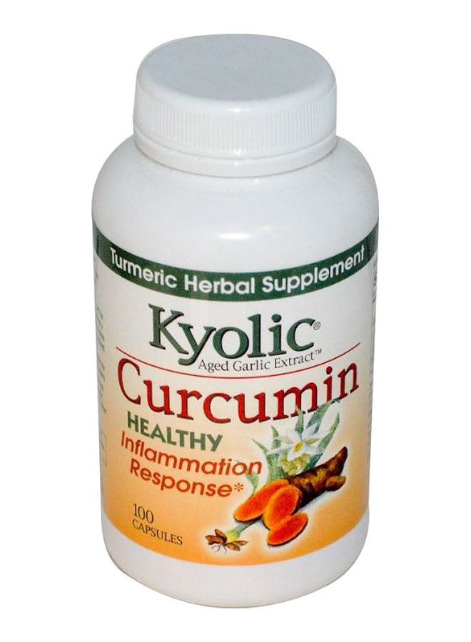 Aged Garlic Extract Inflammation Response Curcumin - 100 Capsules