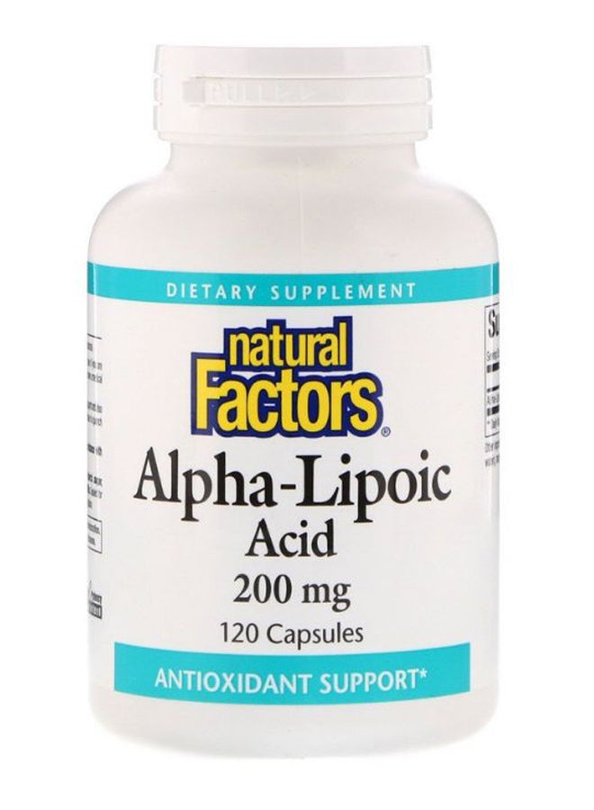 Alpha Lipoic Acid Antioxidant Support - 120 Capsules