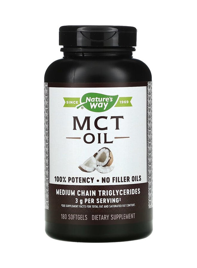 Coconut MCT Oil - 180 Softgels