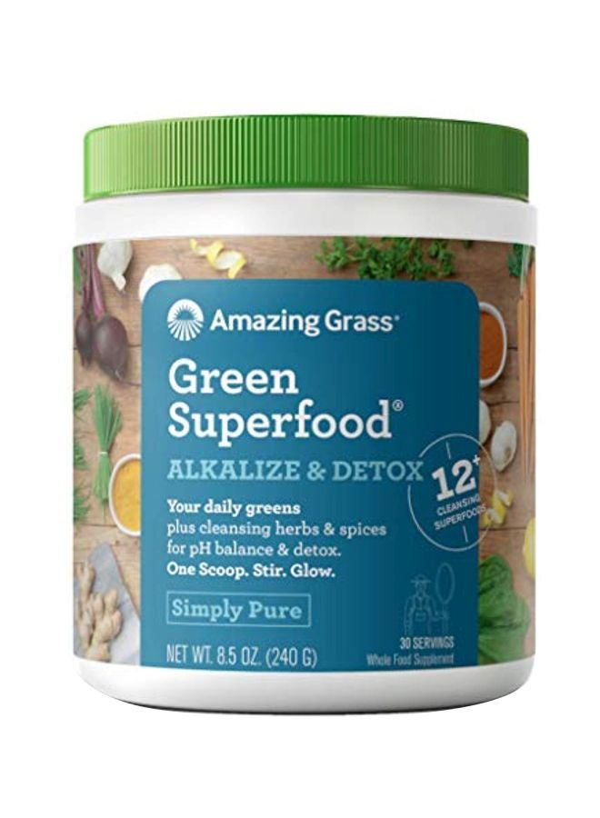 Green Superfood Alkalize And Detox Dietary Supplement