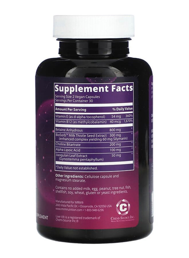 Liver X Dietary Supplement - 60 Veg Capsules