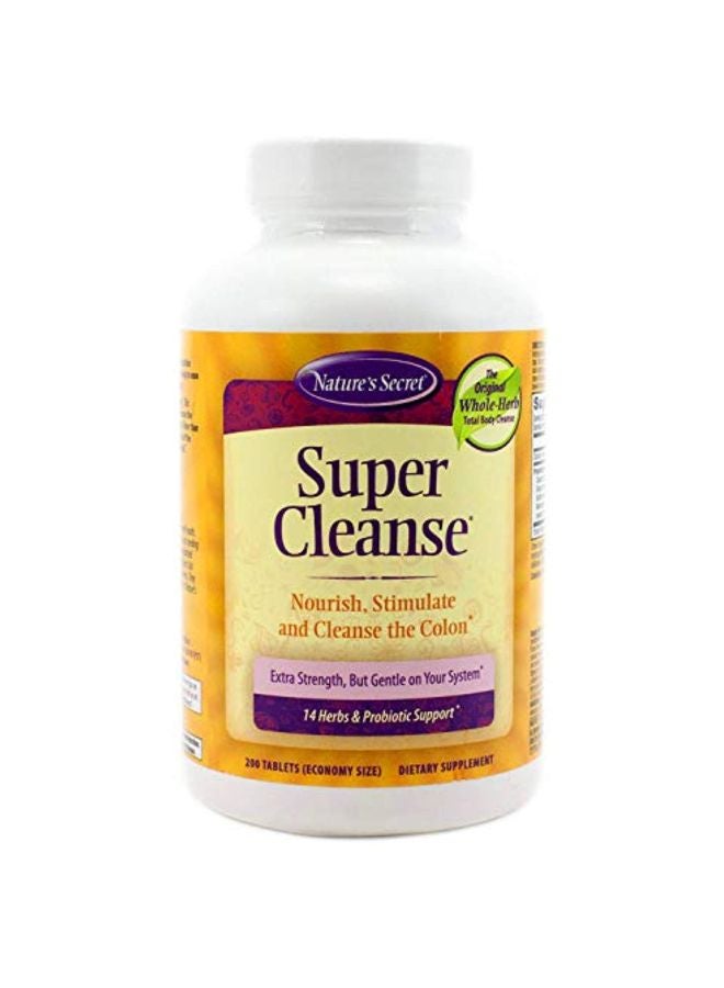 Pack Of 2 Super Cleanse Dietary Supplement - 200 Tablets