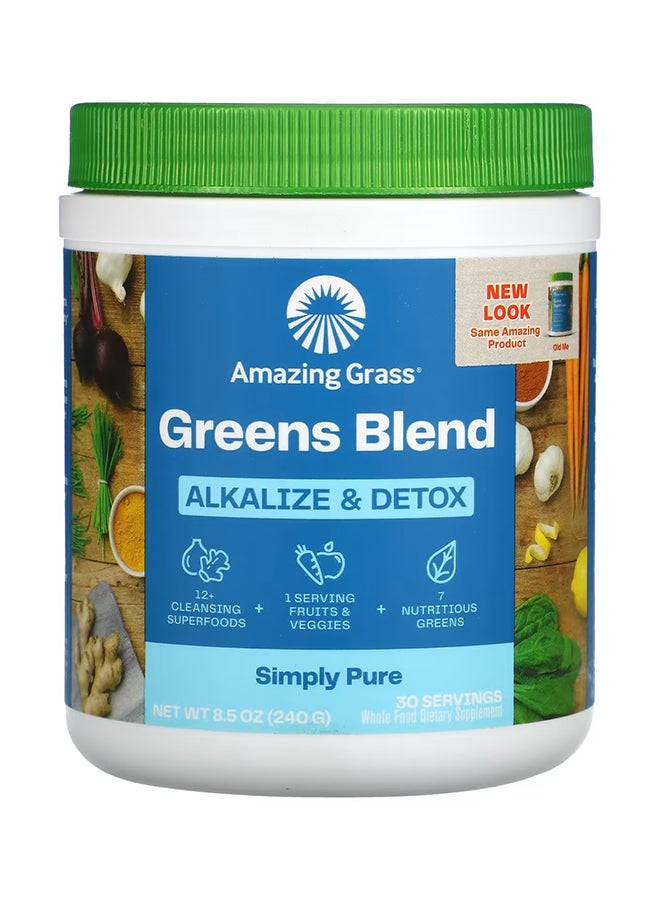 Green Superfood Alkalize And Detox Whole Food Supplement