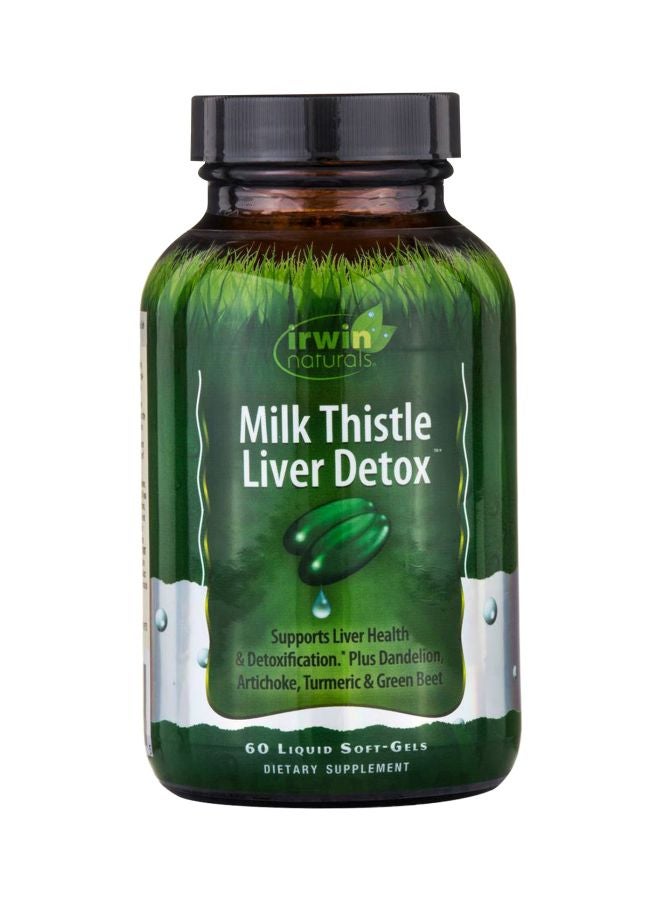 Milk Thistle Liver Detox - 60 Liquid Soft-Gels