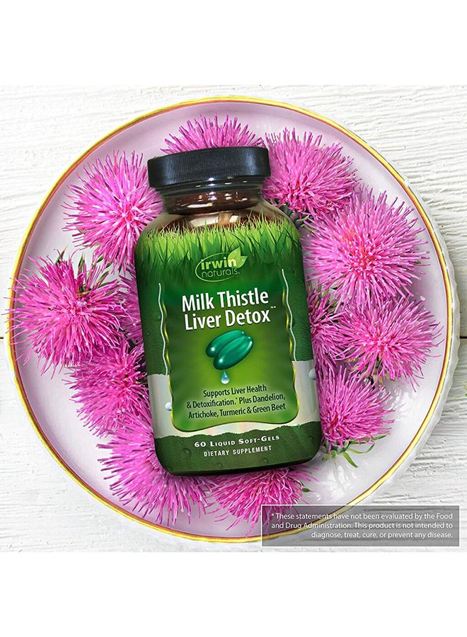 Milk Thistle Liver Detox - 60 Liquid Soft-Gels