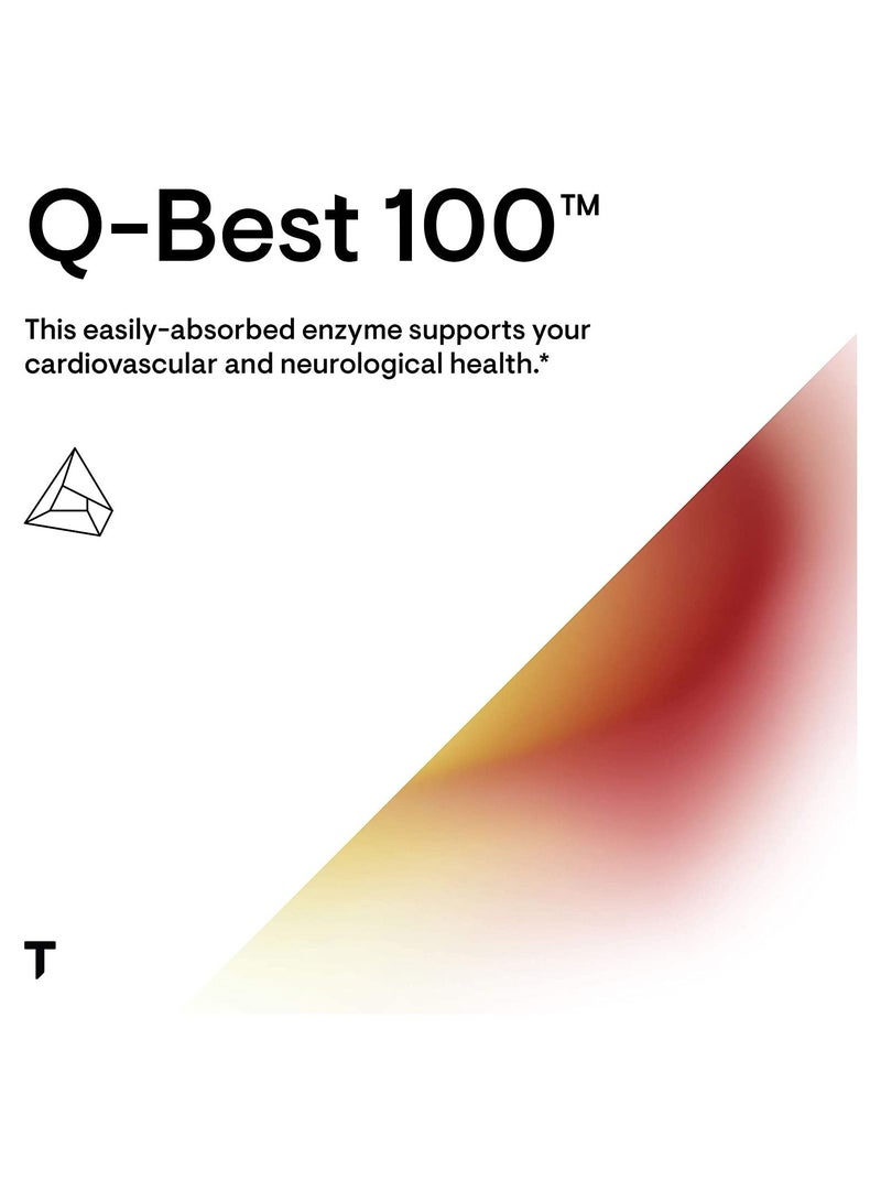 CoQ10 100 mg Optimally Absorbed Ubiquinone Dietary Supplement 60 Gelcaps