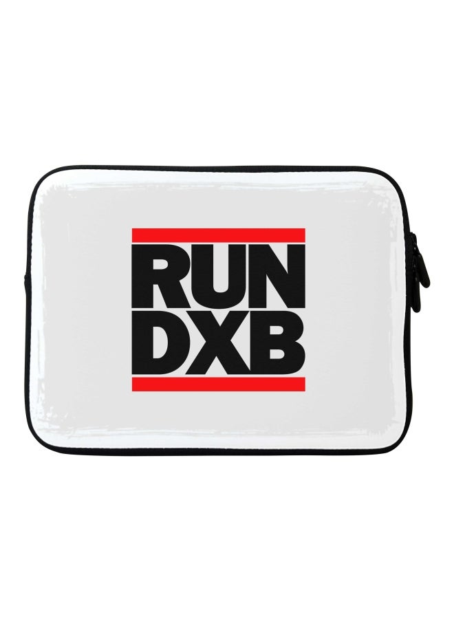 Run Dxb Water Resistant Sleeve For Apple MacBook 15 Inch White/Black