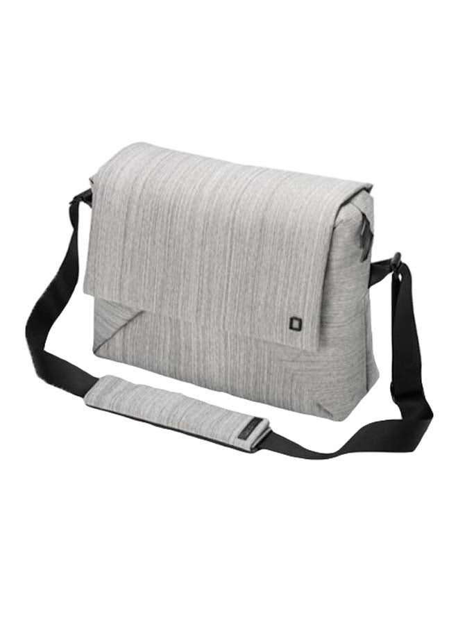 Protective Messenger Bag For 15-Inch Laptops Grey/Black