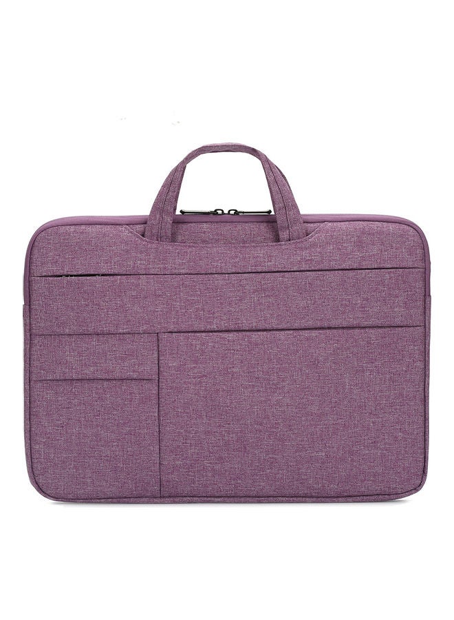 13.3 Inch Waterproof Nylon Laptop Briefcase Purple