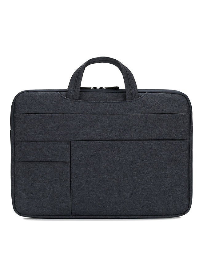 15.6 Inch Waterproof Nylon Laptop Briefcase Navy Blue
