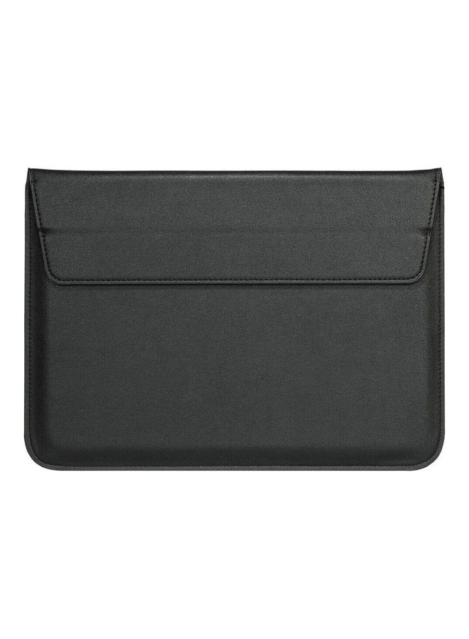 Synthetic PU Leather Sleeve For Apple MacBook Pro 15-Inch Black