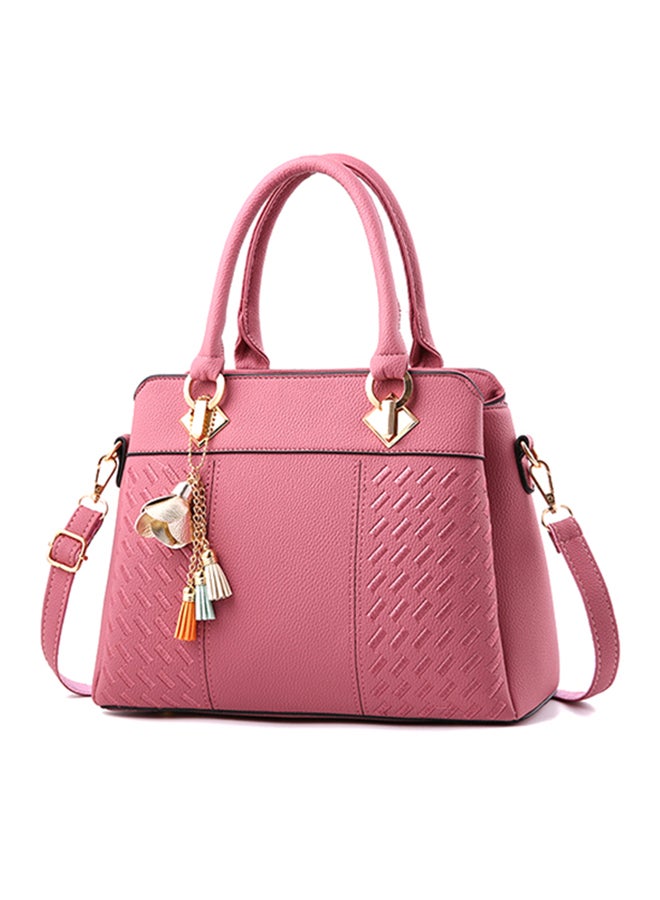 Designer Shoulder Bag Rubber Pink