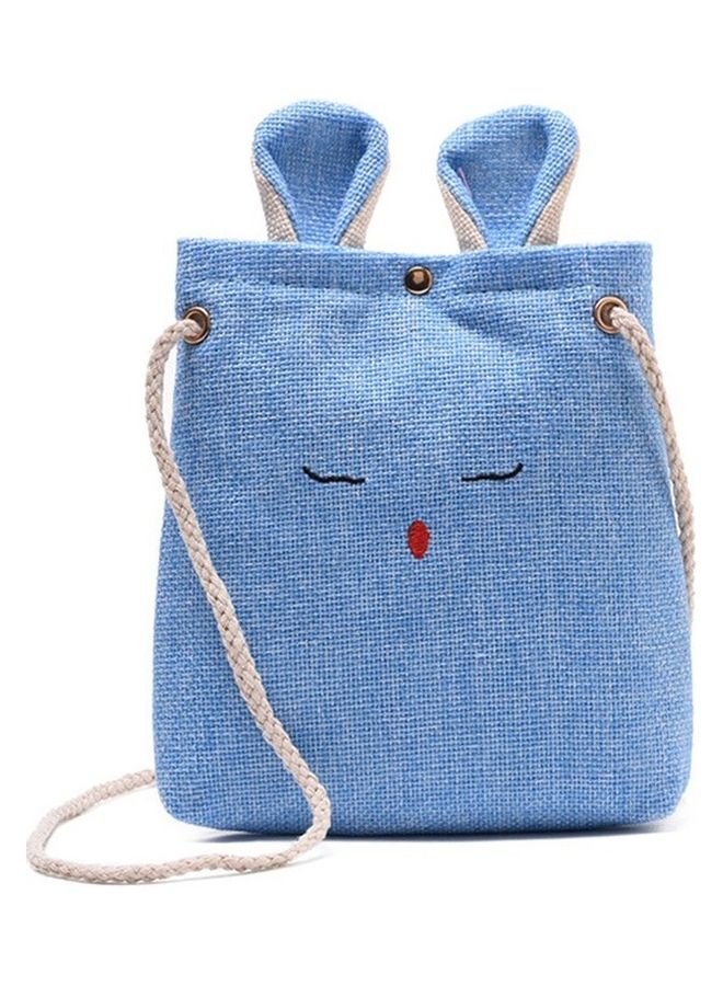 Rabbit Style Crossbody Bag Blue