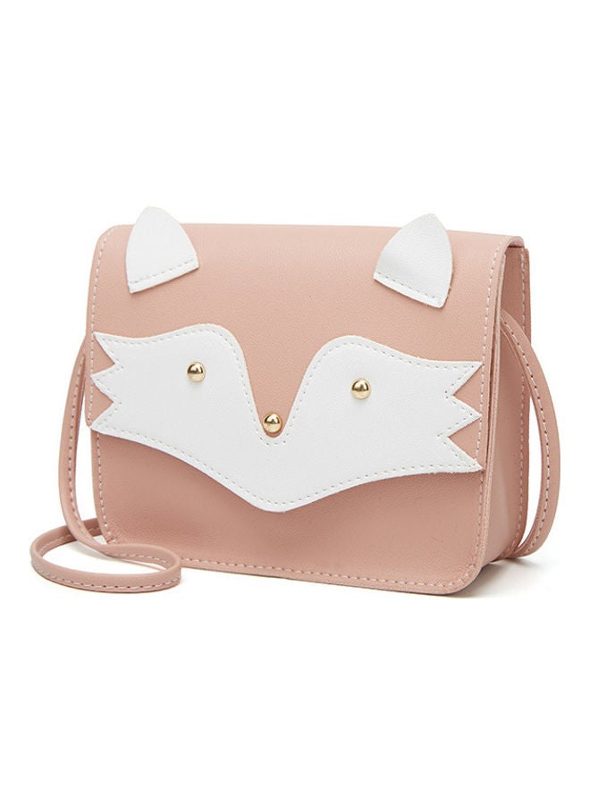 Fashion Crossbody Bag Pink/White