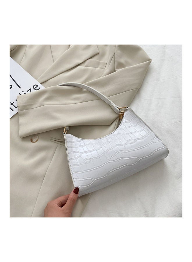 Women's Simple Shoulder Bag White