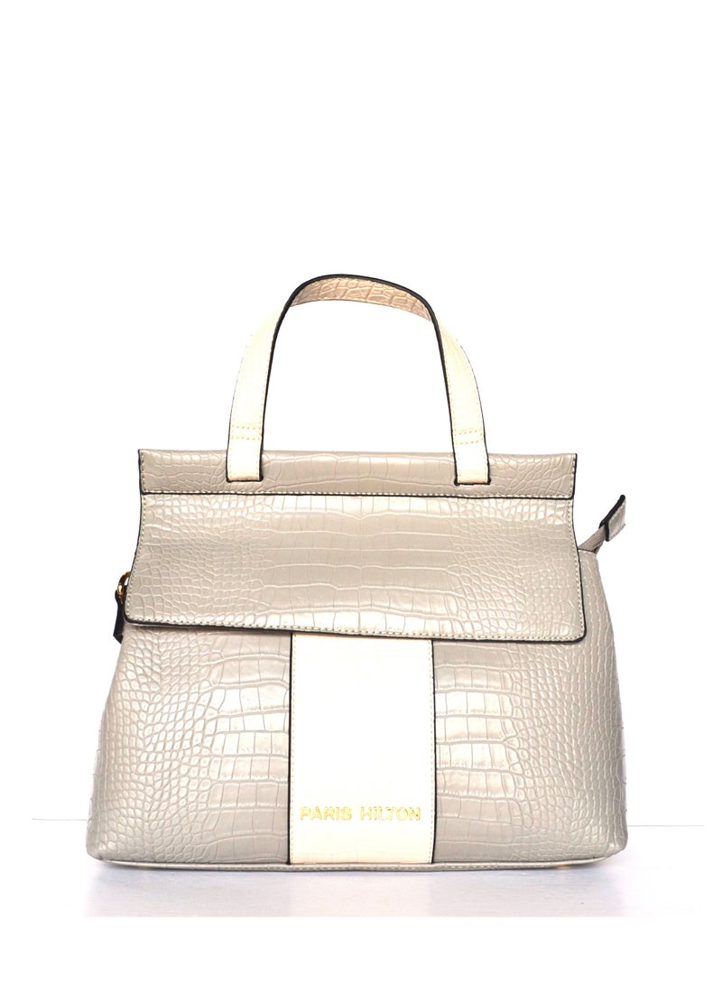 Paris Hilton Portable Polyurethane Shoulder and handbag Bag for women J30629-PH Black