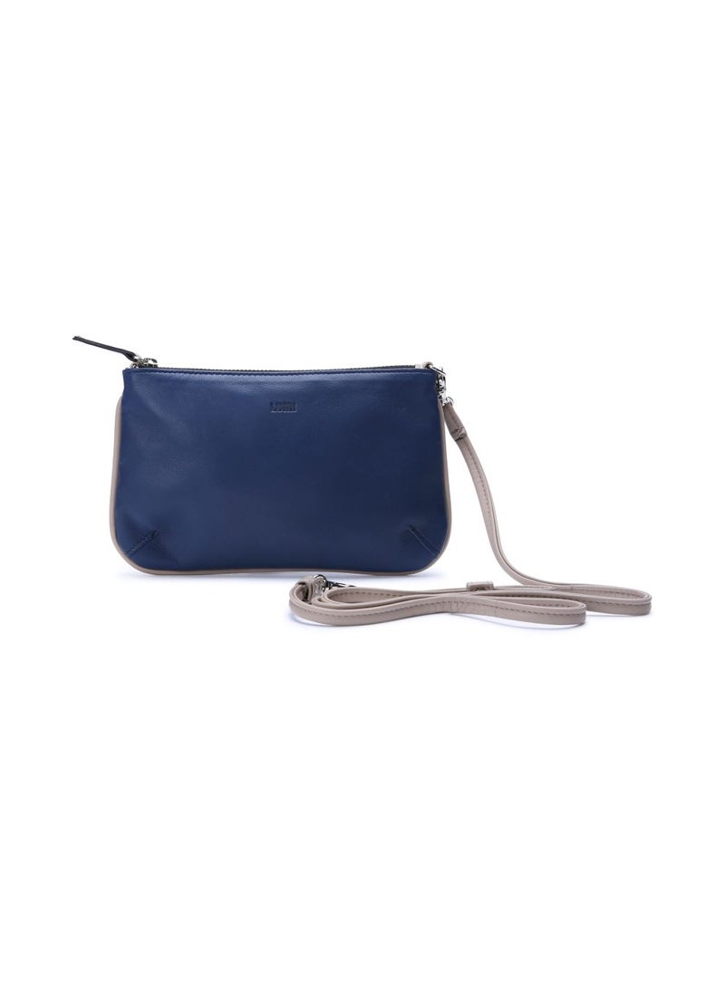 Maiju Crossbody Bag Navy Blue/Taupe