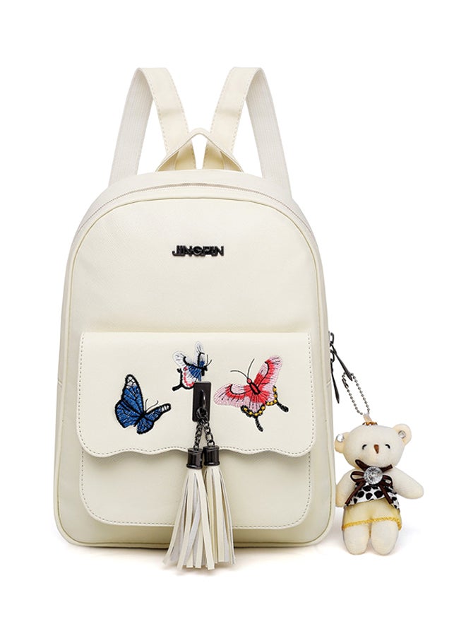 4 Piece Composite Backpack White