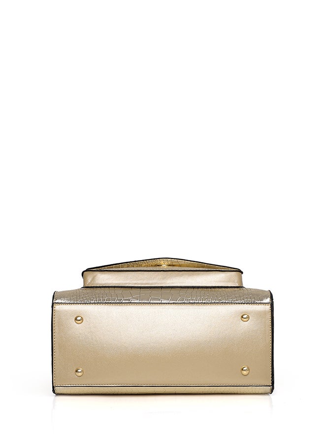 Fashion handbag Gold