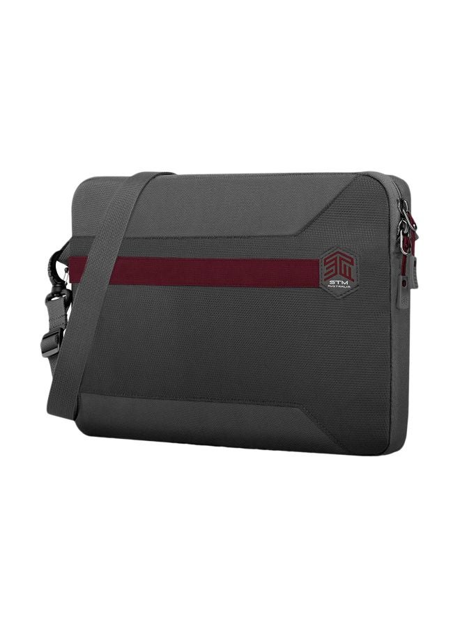 Protective Sleeve For 15-Inch Laptop Grey/Red