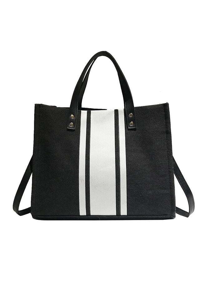 Casual Style Elegant All Match Handbag Black