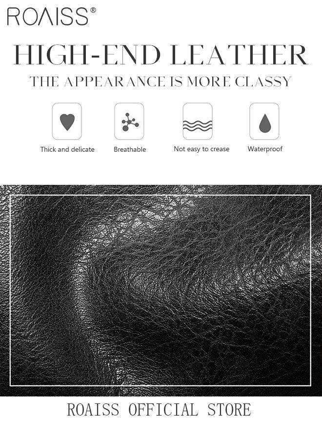 Large Crossbody Bags Ladies Shoulder Handbags Purse Set for Women Hobo Totes PU Leather Purses and Handbags Shoulder Bag Tote Black Austabdjle Waterproof Daypack