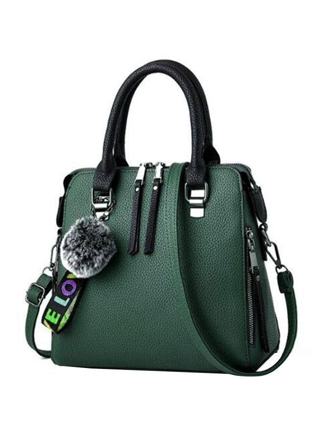 Stylish And Elegant Satchel Bag 26 cm Green