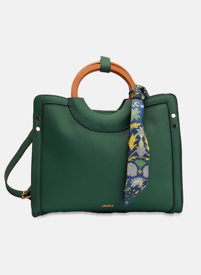 Sapphire Women's Satchel Handbag -Green