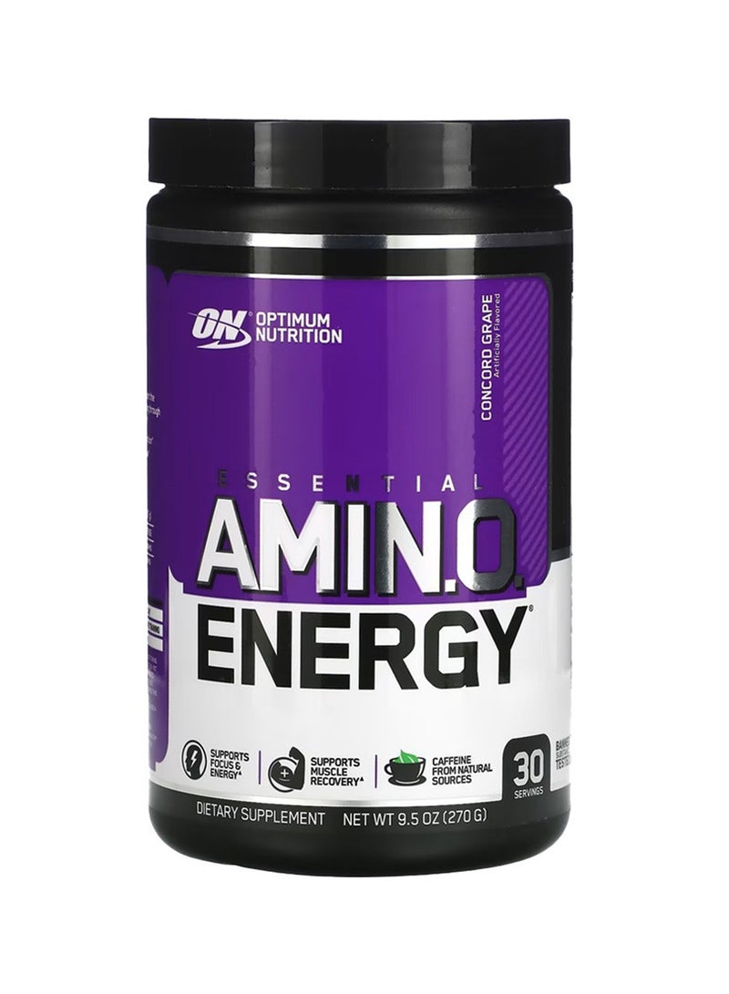 Essential Amin.O. Energy - Concord Grape - 30 Servings - 270 grams