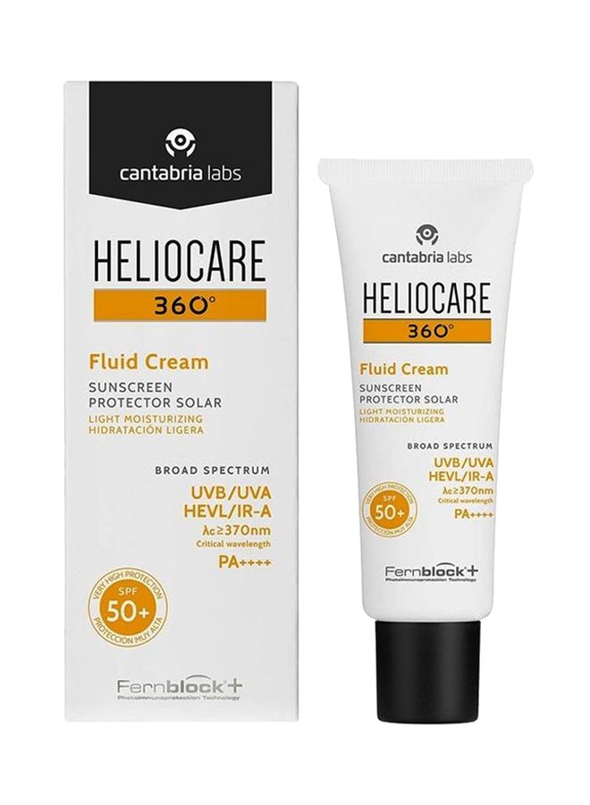 360º Fluid Cream SPF50+ White 50ml