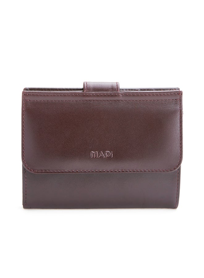 Genuine French Leather Coinpurse Wallet Tea