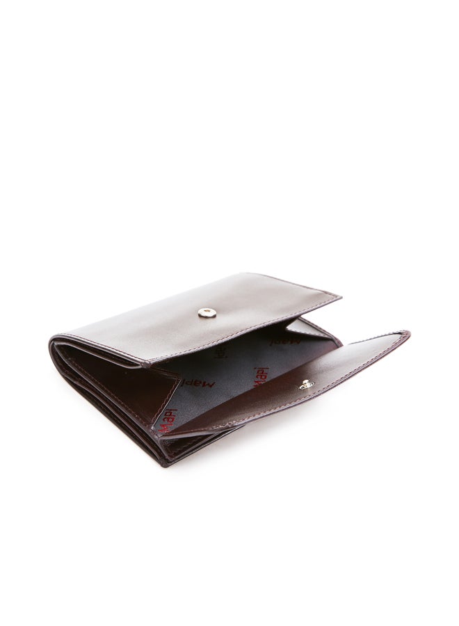 Genuine French Leather Coinpurse Wallet Tea