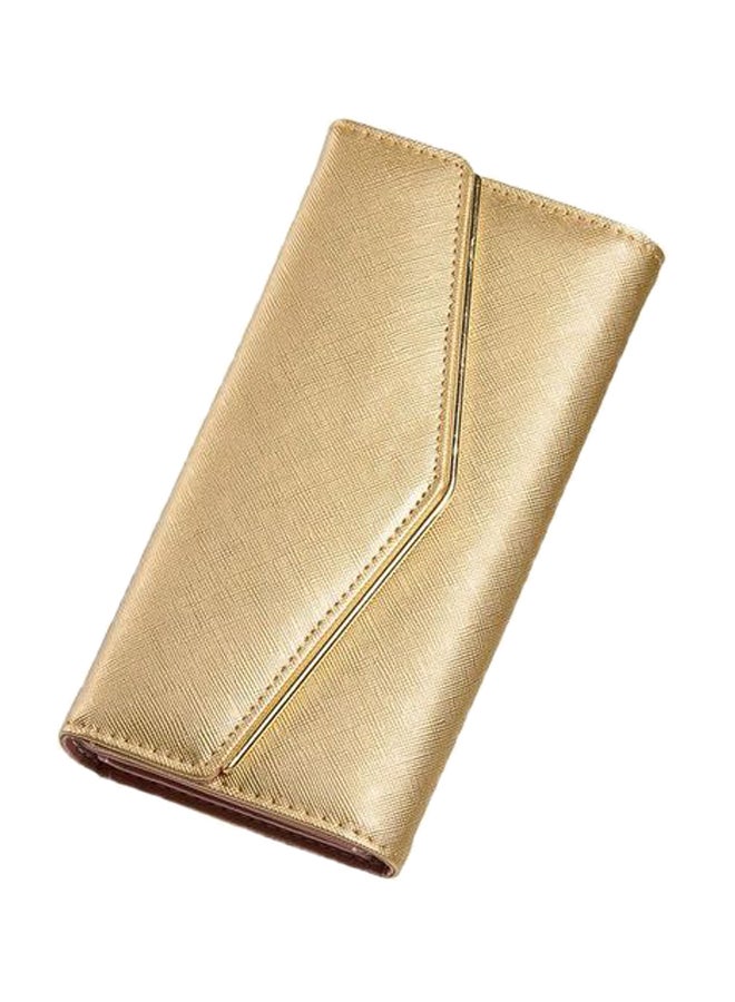Leather Wallet Gold