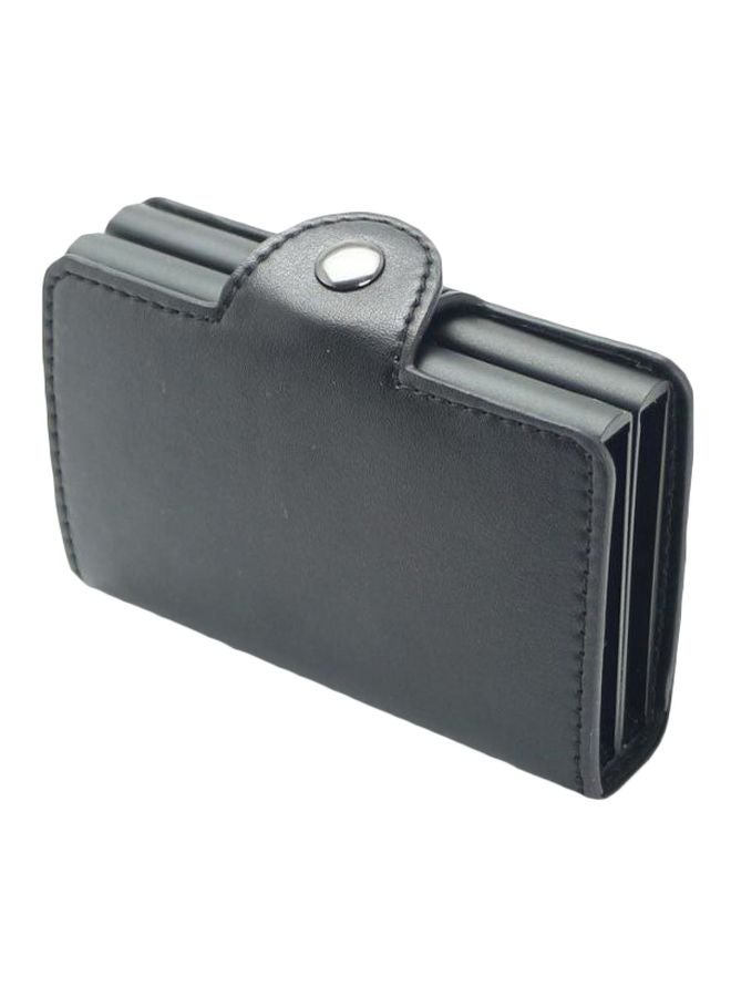 ID Card Storage Wallet Black