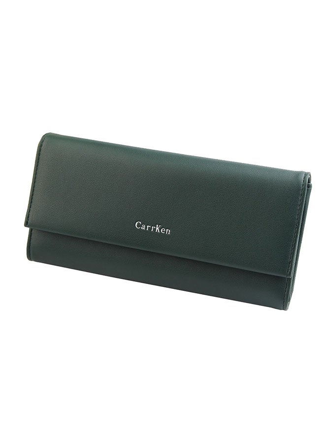 Leather Bifold Wallet Green