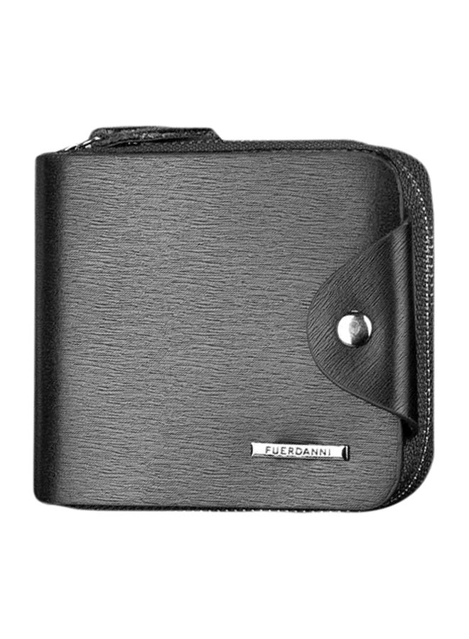 Multi-Purpose Leather Wallet Black
