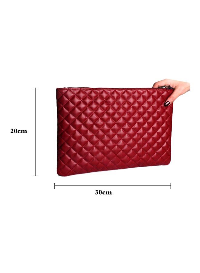 Solid Envelope Wallet Red