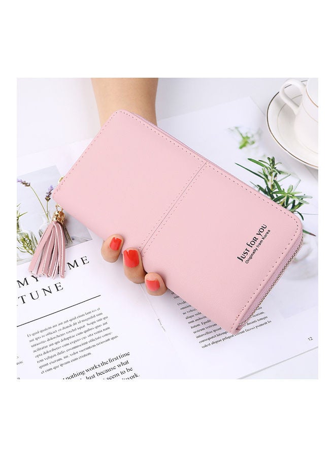 Zipper Wallet Pink