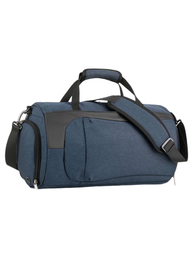 Single Shoulder Portable Fitness Bag Blue/Black