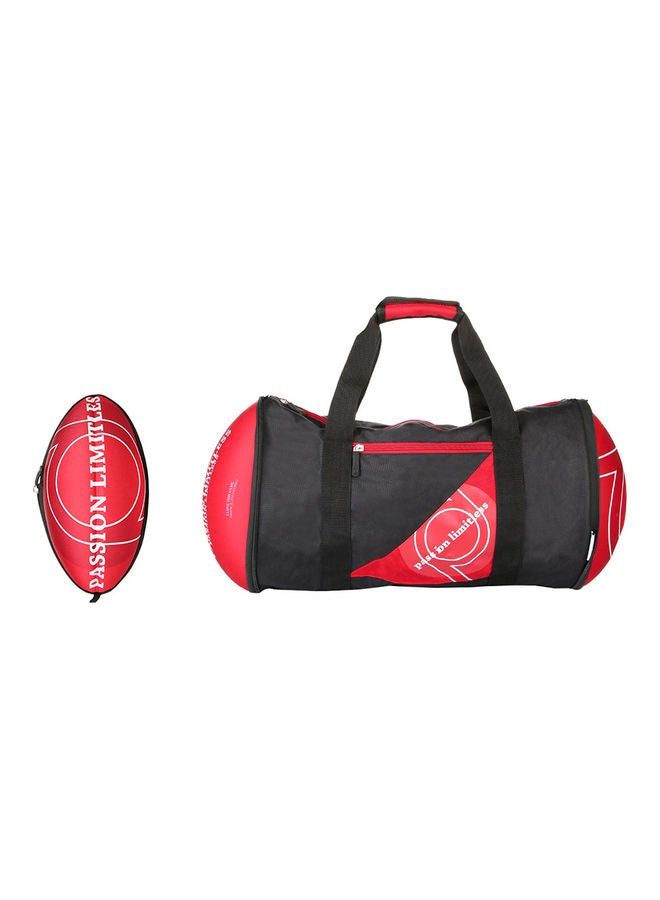 Rugby Shaped Sports Carrying Bag 56x26x16cm