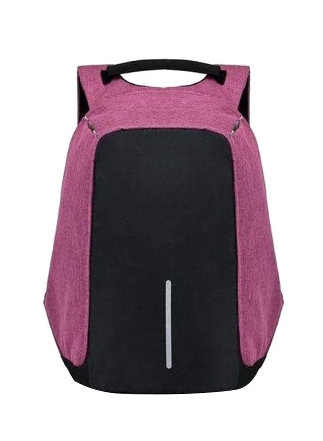 Anti-Theft Travel Backpack Purple/Black