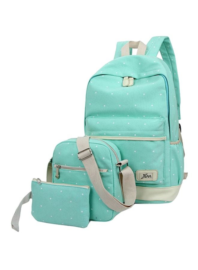 3-Piece Backpack Set Green