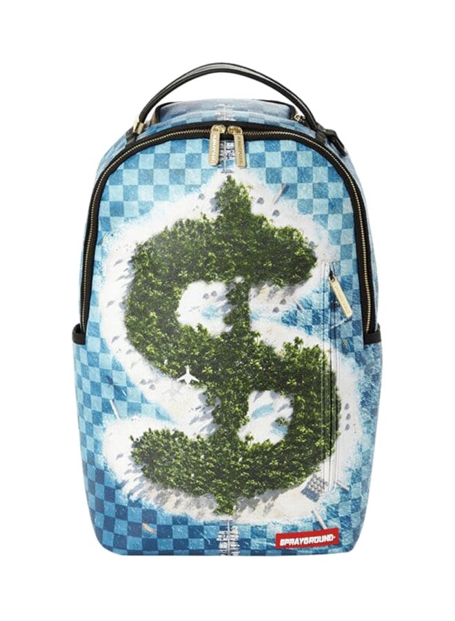 Kids Money Sign Backpack 11 Inches Blue