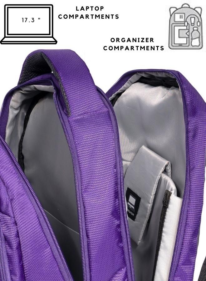 Classic Business Backpack Laptop Compartment 17.3 inch, Unisex, office, school , college, casual, travel