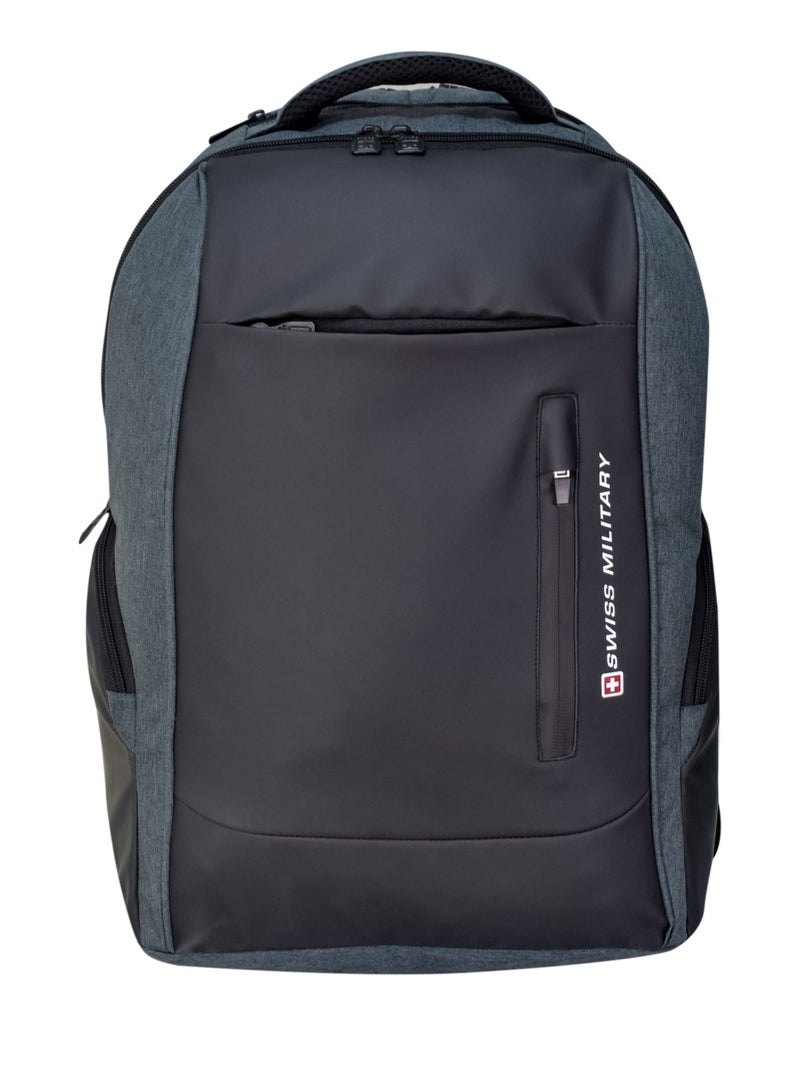 Swiss Military Backpack  - Jackpot - Grey Black - 29L
