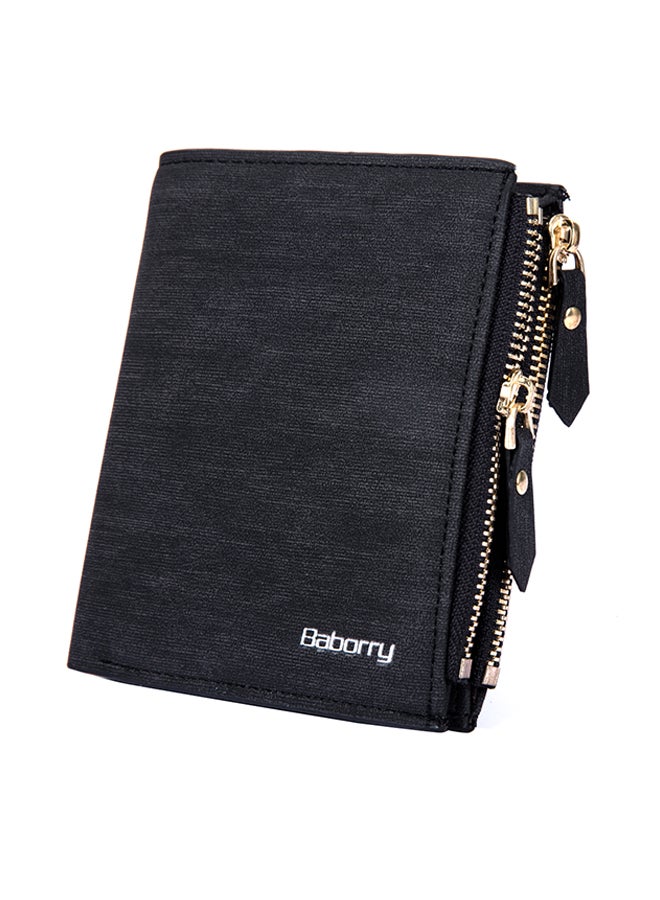 Leather Multi-Function Wallet Black