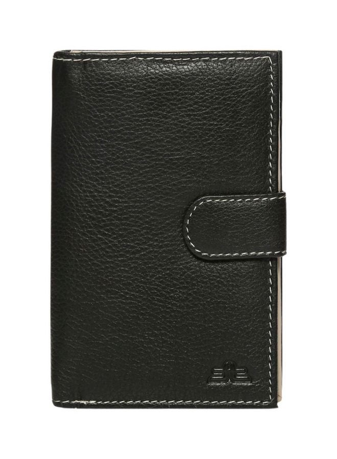 Men's Bi-Fold Leather Wallet Black